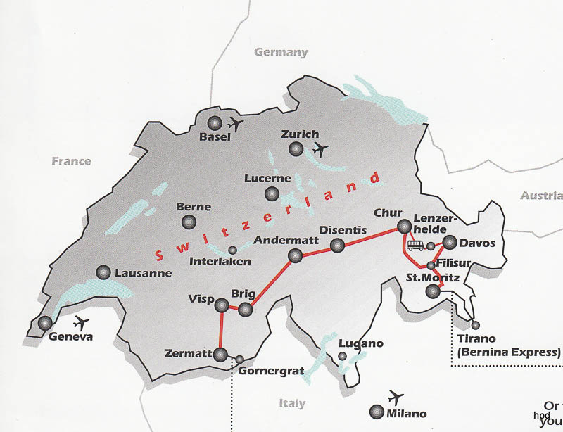 Bernina-Express Route